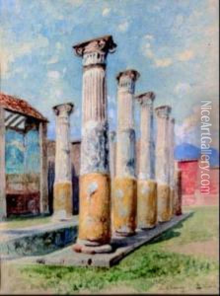 Scavi Di Pompei Oil Painting - Francesco, Lord Mancini