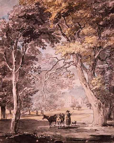 The Encampment on Blackheath Oil Painting - Paul Sandby