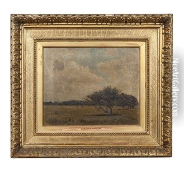 Pasture Scene Oil Painting - Stephen Catterson Smith