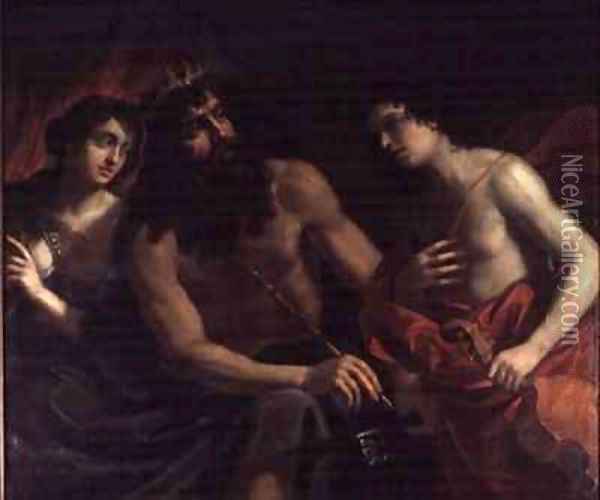 Pluto Orpheus and Eurydice Oil Painting - Benedetto the Elder Gennari