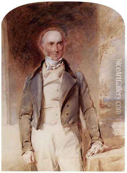 Portrait Of Sir Rowland Hill, K.C.B. Oil Painting - George Richmond