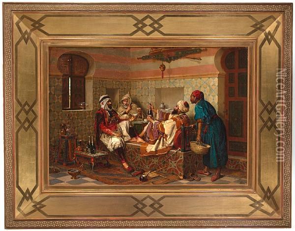 The Celebration Oil Painting - Jan Baptist Huysmans