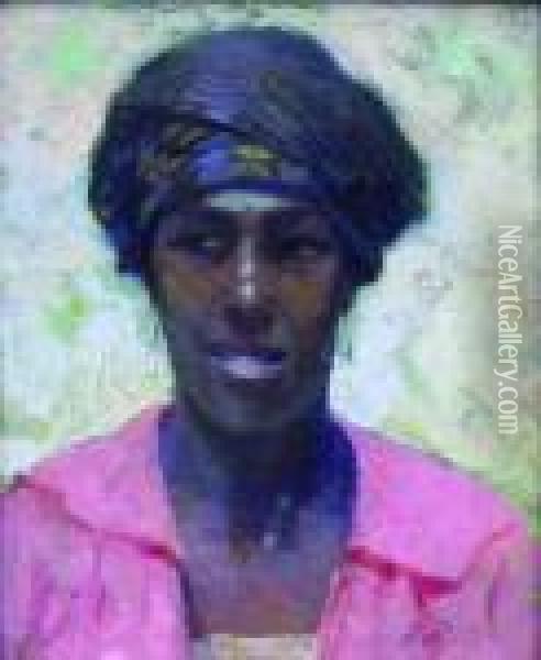 La Jeune Marocaine Oil Painting - Elie Anatole Pavil