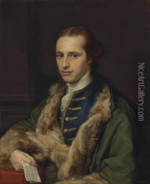 Portrait Of The Rev. Thomas Kerrich Oil Painting - Pompeo Gerolamo Batoni