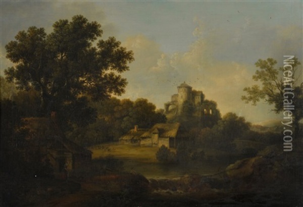 Landscape Oil Painting - George Smith of Chichester