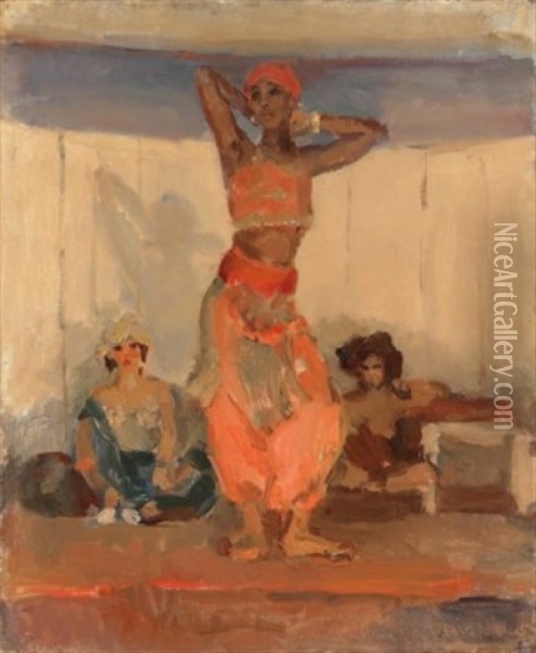 A Dancer Oil Painting - Isaac Israels