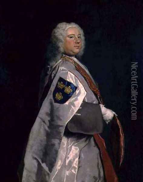 Samuel Booth Messenger of the Order of Bath Oil Painting - Joseph Highmore