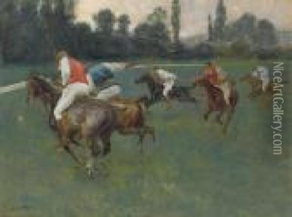 Polo Oil Painting - Pierre Georges Jeanniot