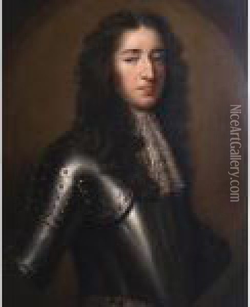 Portrait Of William Of Orange Oil Painting - William Wissing or Wissmig