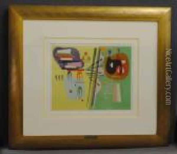 Composition Abstraite Oil Painting - Wassily Kandinsky