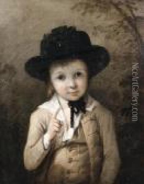 Portrait Of A Boy Oil Painting - Sir Joshua Reynolds
