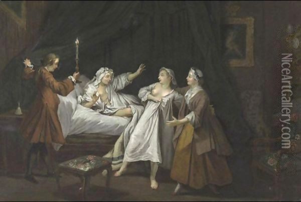 The Adulteress Oil Painting - Jean Baptiste Greuze