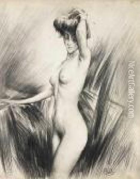 Nudo Femminile Oil Painting - Giovanni Boldini