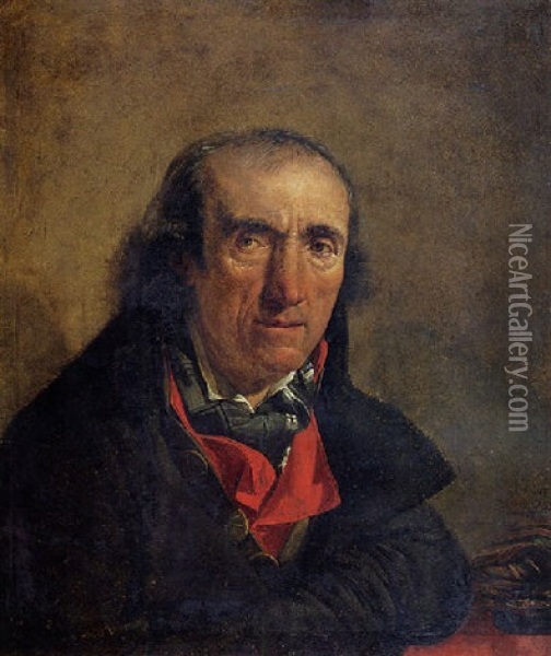 Portrait Of A Revolutionary Oil Painting - Francois Jean (Jean Francois) Sablet