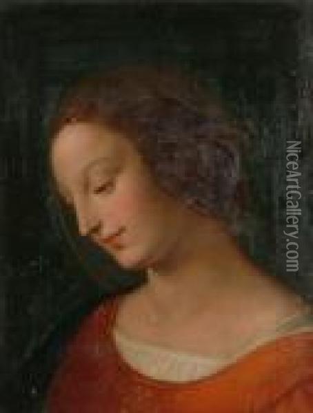 The Madonna Oil Painting - Pietro Perugino