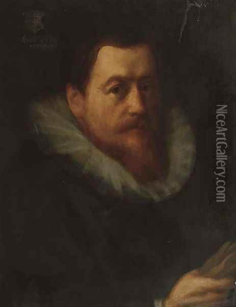 Portrait of a nobleman Oil Painting - Gortzius Geldorp