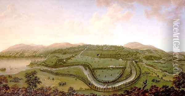 Taymouth from the North, 1755 Oil Painting - John Sanger