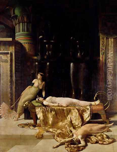 The Death of Cleopatra Oil Painting - John Maler Collier