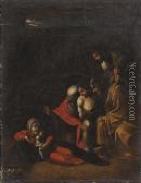 Adorazione Dei Pastori Oil Painting - Michelangelo Merisi Da Caravaggio