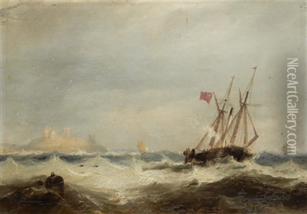 From Sail To Steam Oil Painting - John Wilson Carmichael