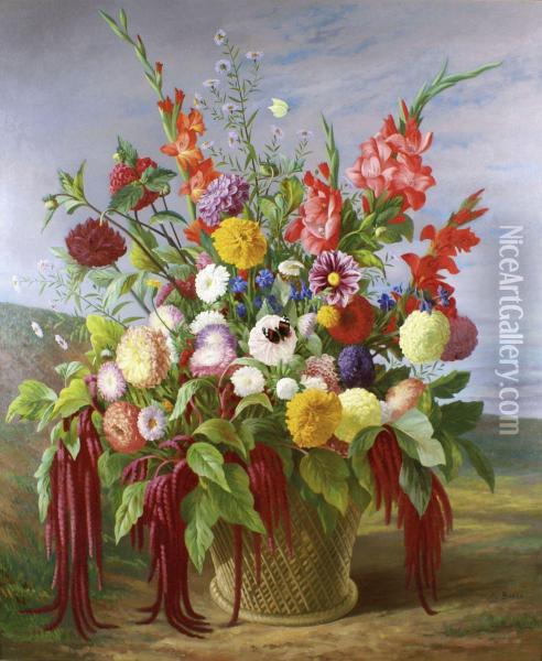 Le Grand Bouquet Oil Painting - Budan Armand