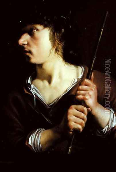 A Shepherd 1635 Oil Painting - Salomon de Bray