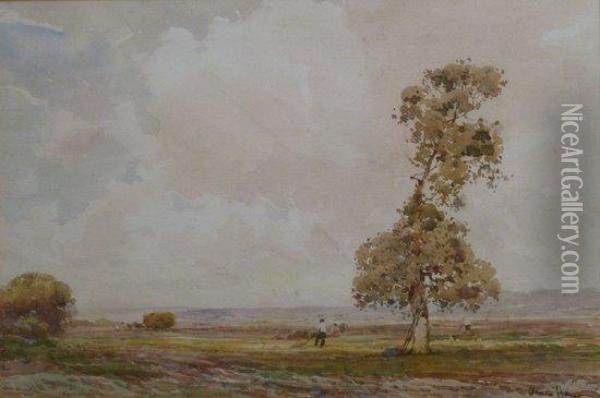 Haymaking Oil Painting - Claude Hayes