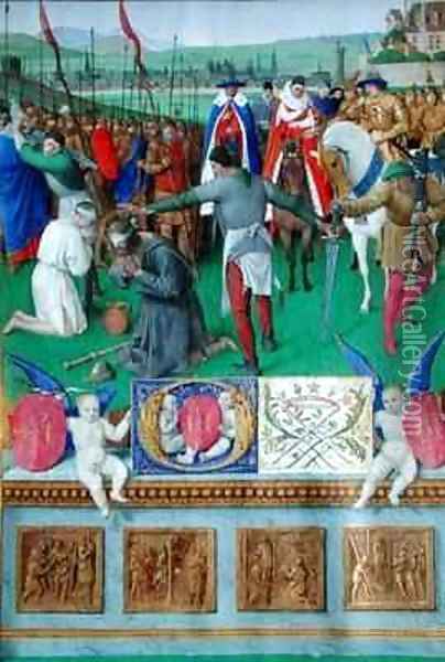 The Martyrdom of St James the Great Oil Painting - Jean Fouquet