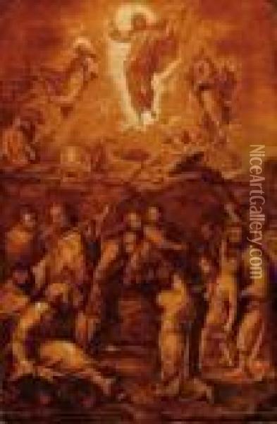 Ascensione Oil Painting - Raphael (Raffaello Sanzio of Urbino)