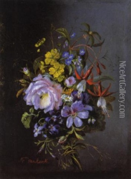 Bloemen Oil Painting - Julie Palmyre van Marcke
