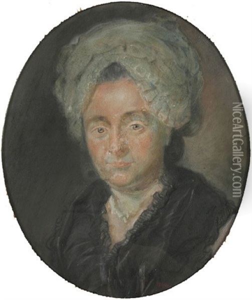 Bildnis Der Catherina Elisabeth Goethe, Geborene Textor Oil Painting - Johann Heinrich Wilhelm Tischbein