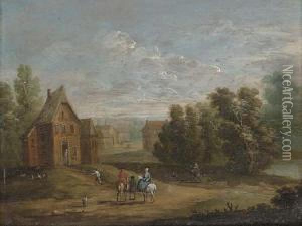 Circle Of Marc Baets (antwerp Early 18th Century) 

Lot Title Oil Painting - Marc Baets