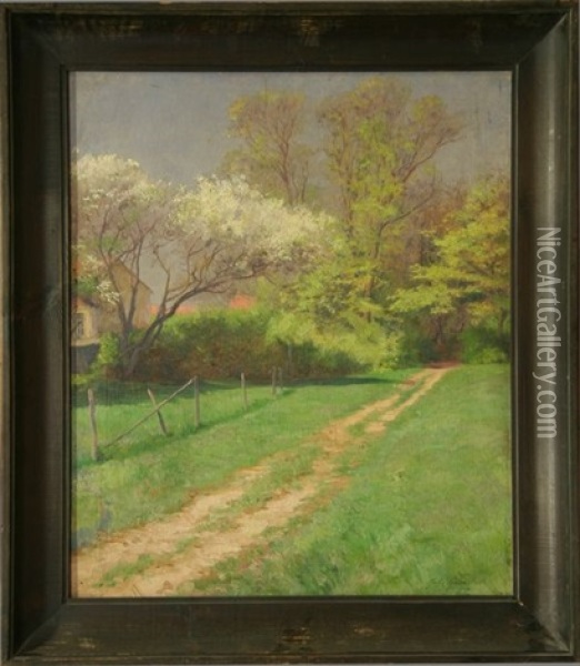 Chemin De Campagne Oil Painting - Jules Girardet