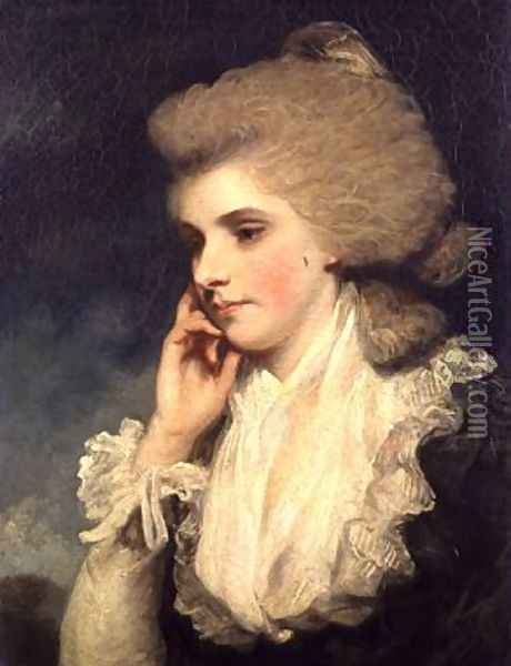 Frances, Countess of Lincoln Oil Painting - Sir Joshua Reynolds