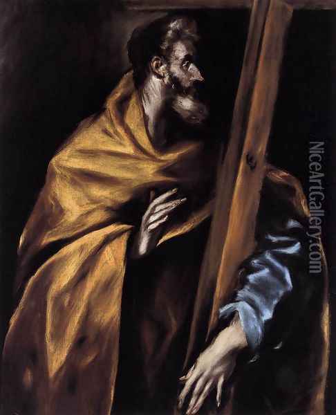 Apostle St Philip 1610-14 Oil Painting - El Greco (Domenikos Theotokopoulos)
