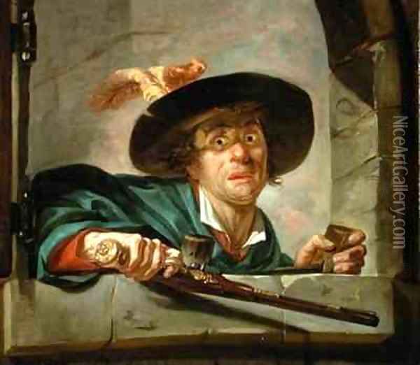 The Jealous Husband Oil Painting - Joseph Ducreux