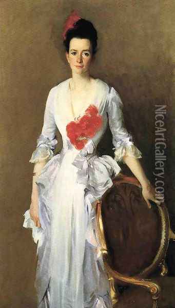 Mrs. Archibald Douglas Dick (nee Isabelle Parrott) (1863-1xxx) Oil Painting - John Singer Sargent