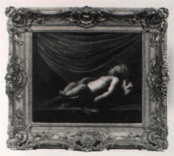 Schlafender Christusknabe Oil Painting - Philippe de Champaigne