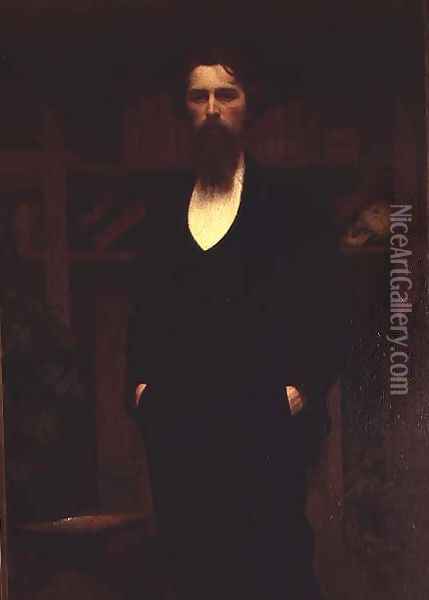 Self Portrait, 1899 Oil Painting - Giuseppe Pellizza da Volpedo