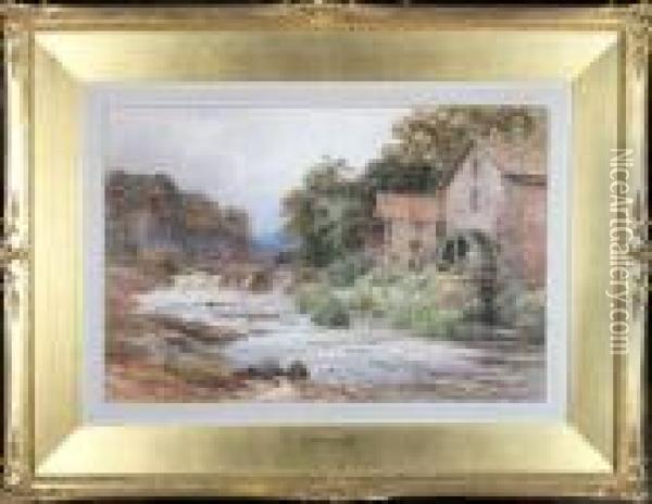 The Old Mill, Killin Oil Painting - Harry Sutton Palmer