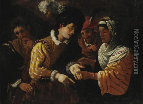 La Buona Ventura Oil Painting - Biagio D' Antonio