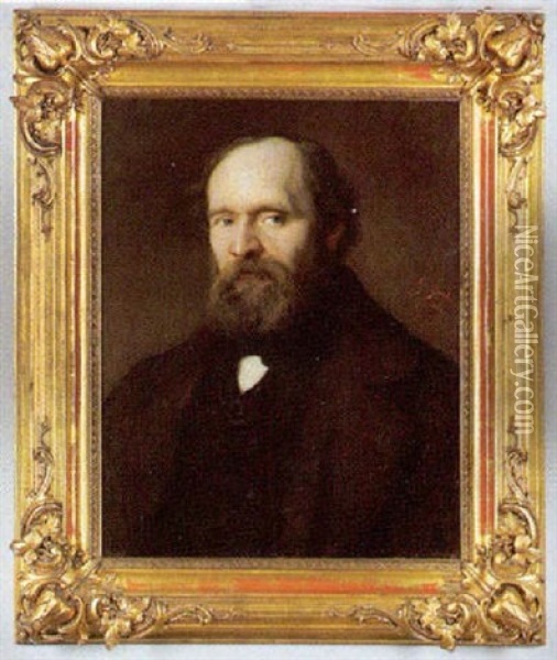 Herrenportrat Oil Painting - Gustave Gaul