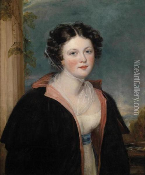 Portrait Of A Young Lady Oil Painting - Sir Thomas Lawrence