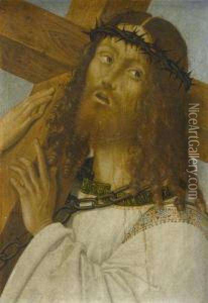 Christ Carrying The Cross. Oil Painting - Francesco Zaganelli