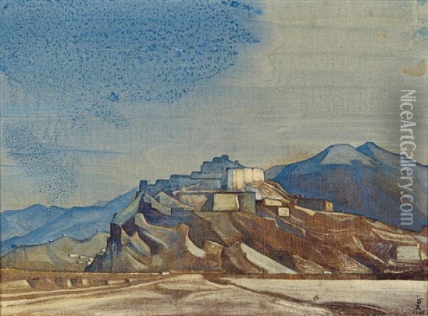 Sanctuaries And Citadels', 1925 Oil Painting - Nikolai Konstantinovich Roerich