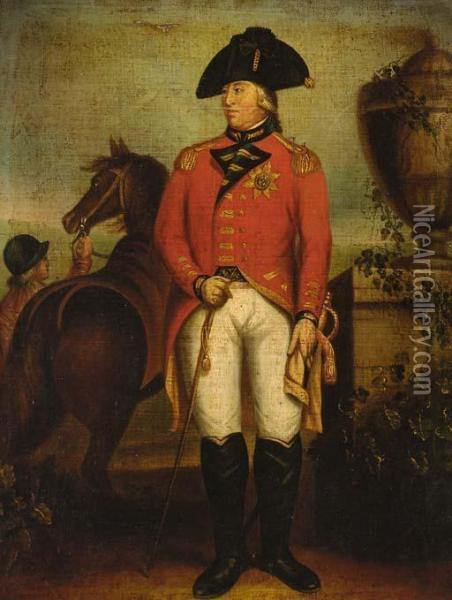 King George Iii Oil Painting - Sir William Beechey