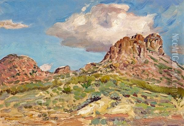 Western Landscape Oil Painting - Paul Dougherty