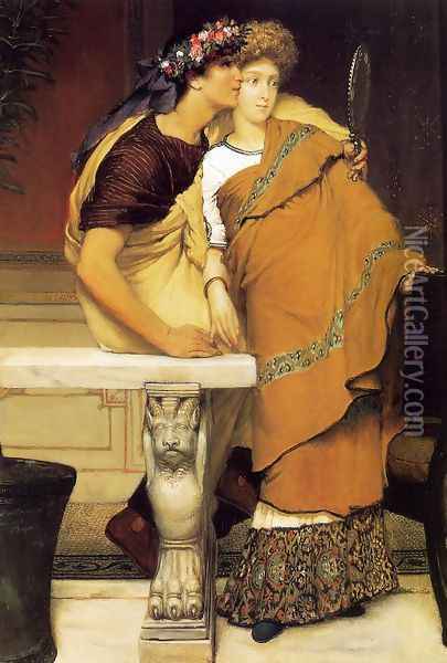 The Honeymoon Oil Painting - Sir Lawrence Alma-Tadema