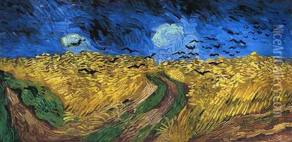 Wheatfield with Crows Oil Painting - Vincent Van Gogh