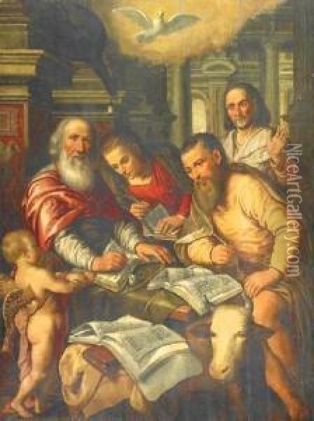 The Four Evangelists Oil Painting - Joachim Beuckelaer